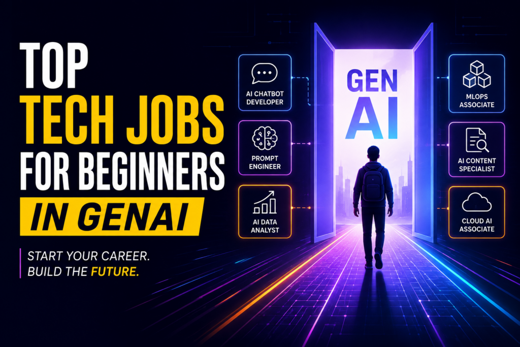 Top Tech Jobs for Beginners in 2024: Focus on Generative AI