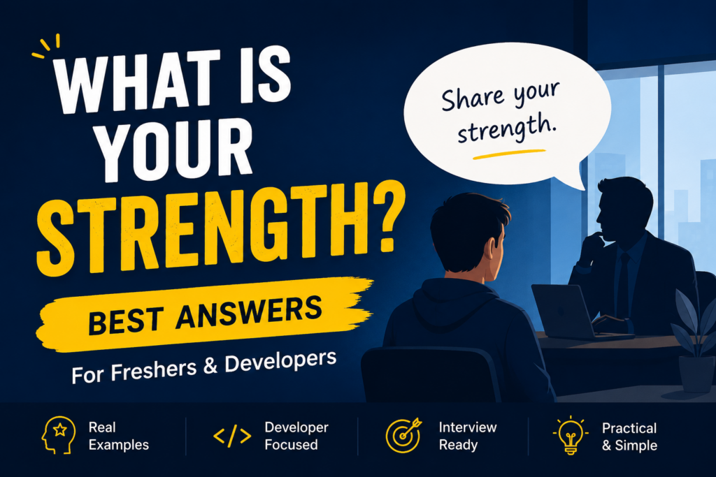 Best Answer for “What is your Strength?”